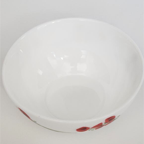 Luminarc Diwali Hypnosis Red Poppy Small Bowls – Set of 2, 4.7" Glass Bowls - Picture 8 of 9